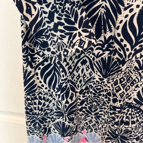 Lilly Pulitzer Vivvy Dress By Land or By Sea High Tide Navy Size XSmall XS - Picture 13 of 16